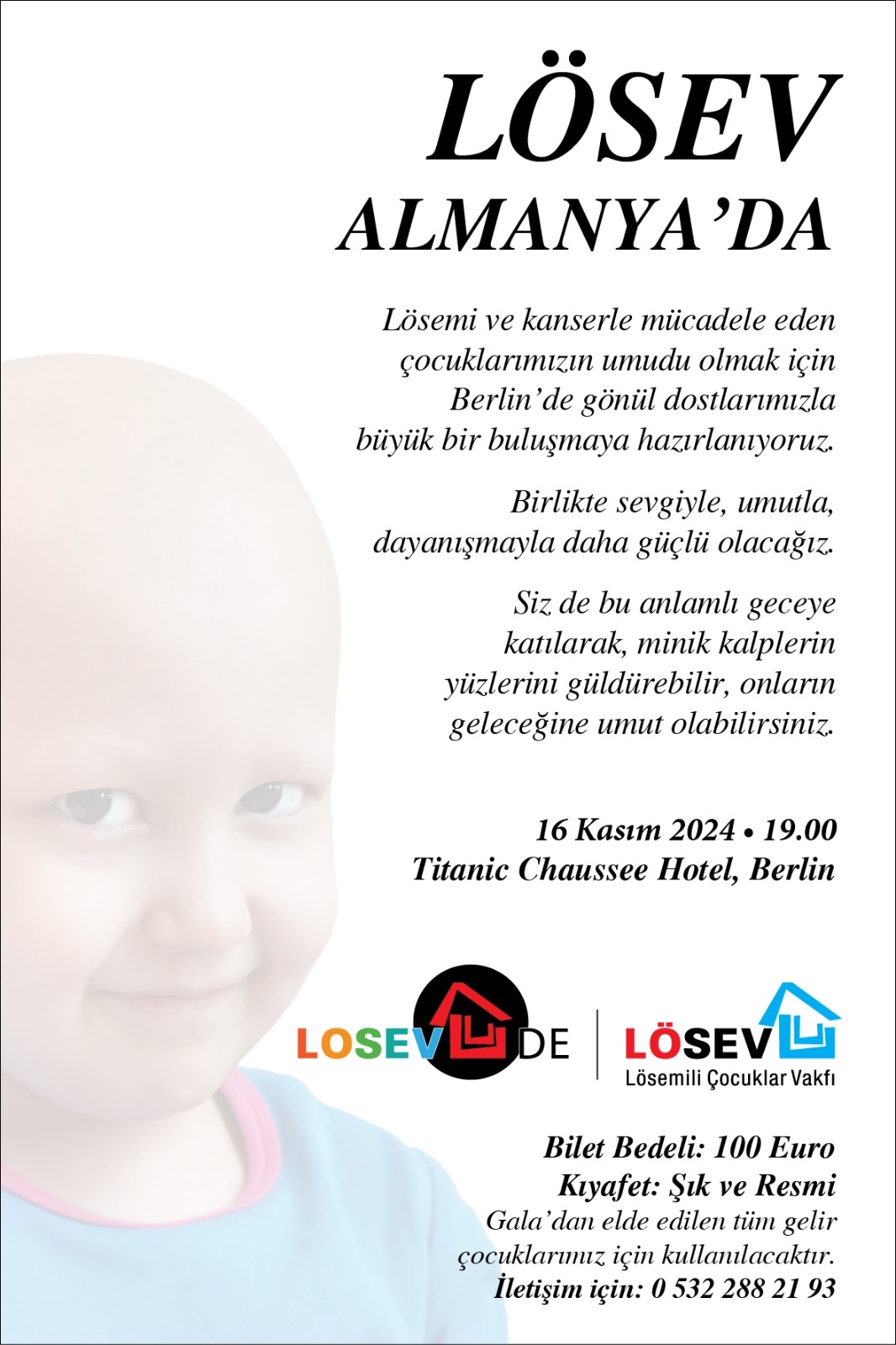 LÖSEV ALMANYA’DA KURULDU: GALA GECESİNDE LÖSEMİLİ ÇOCUKLAR İÇİN DAYANIŞMA ÇAĞRISI
