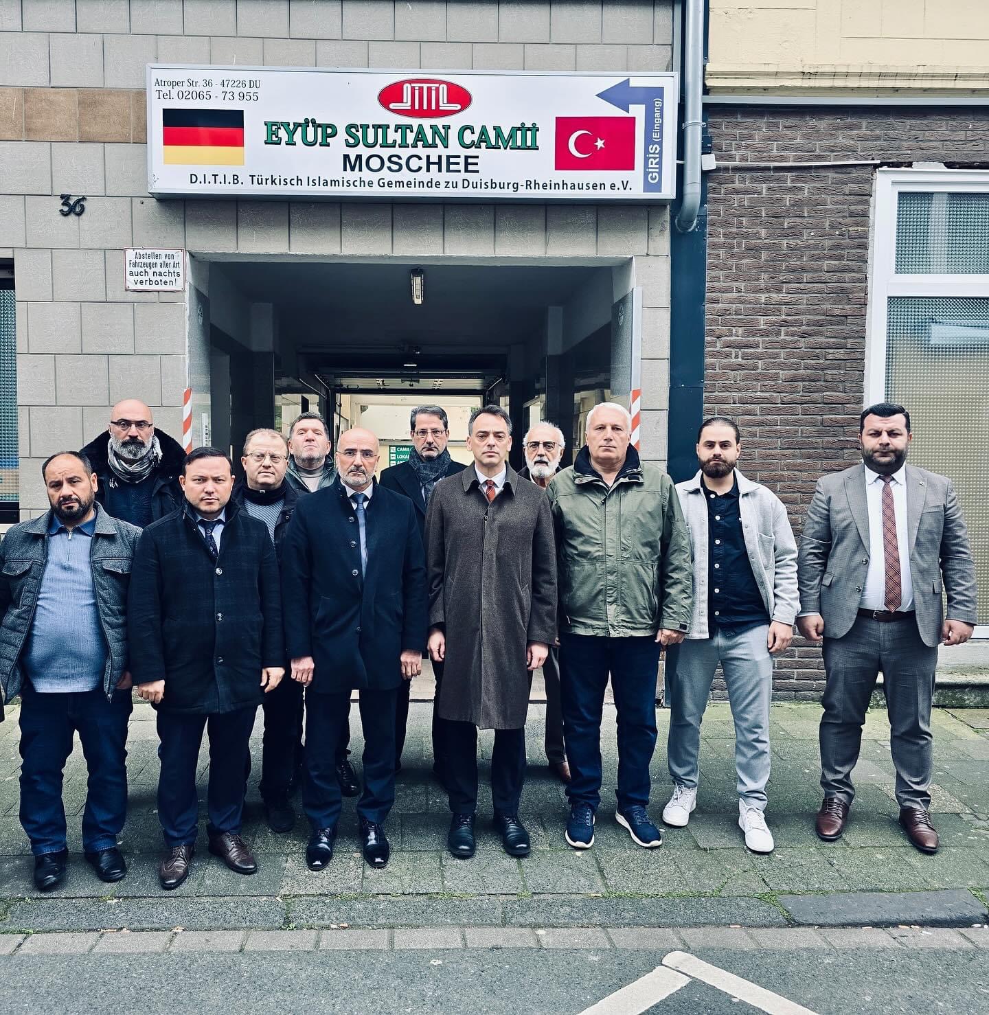 Başkonsolos İzbul’dan DİTİB Rheinhausen Eyüp Sultan Camii Derneği’ne Ziyaret