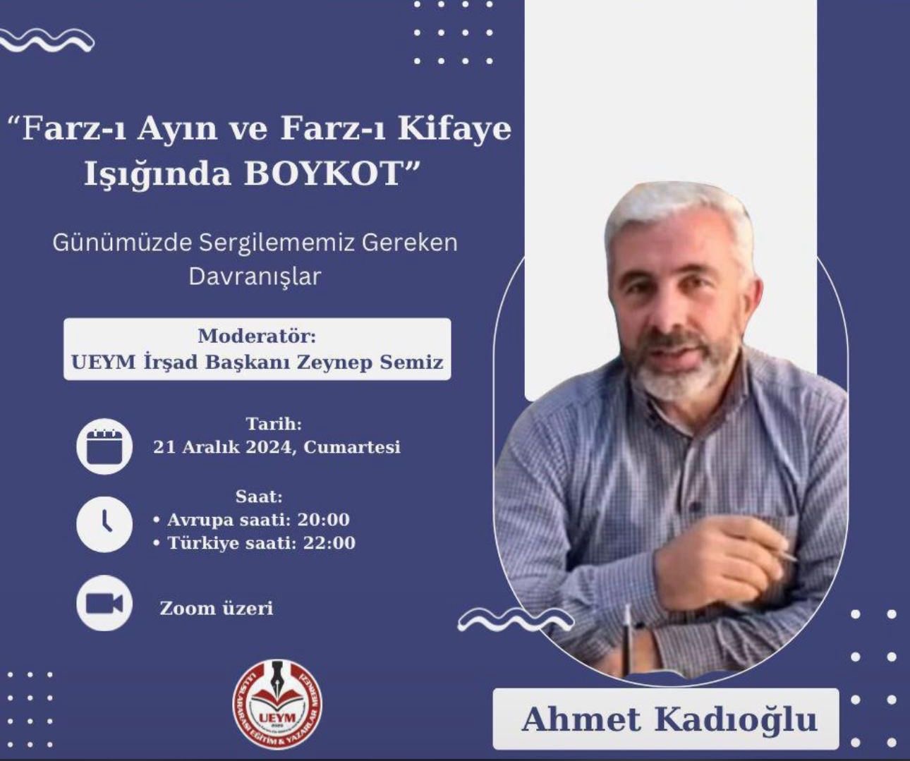 “Farz-ı Ayn ve Farz-ı Kifâye Işığında Boykot” Konulu Program Düzenlendi