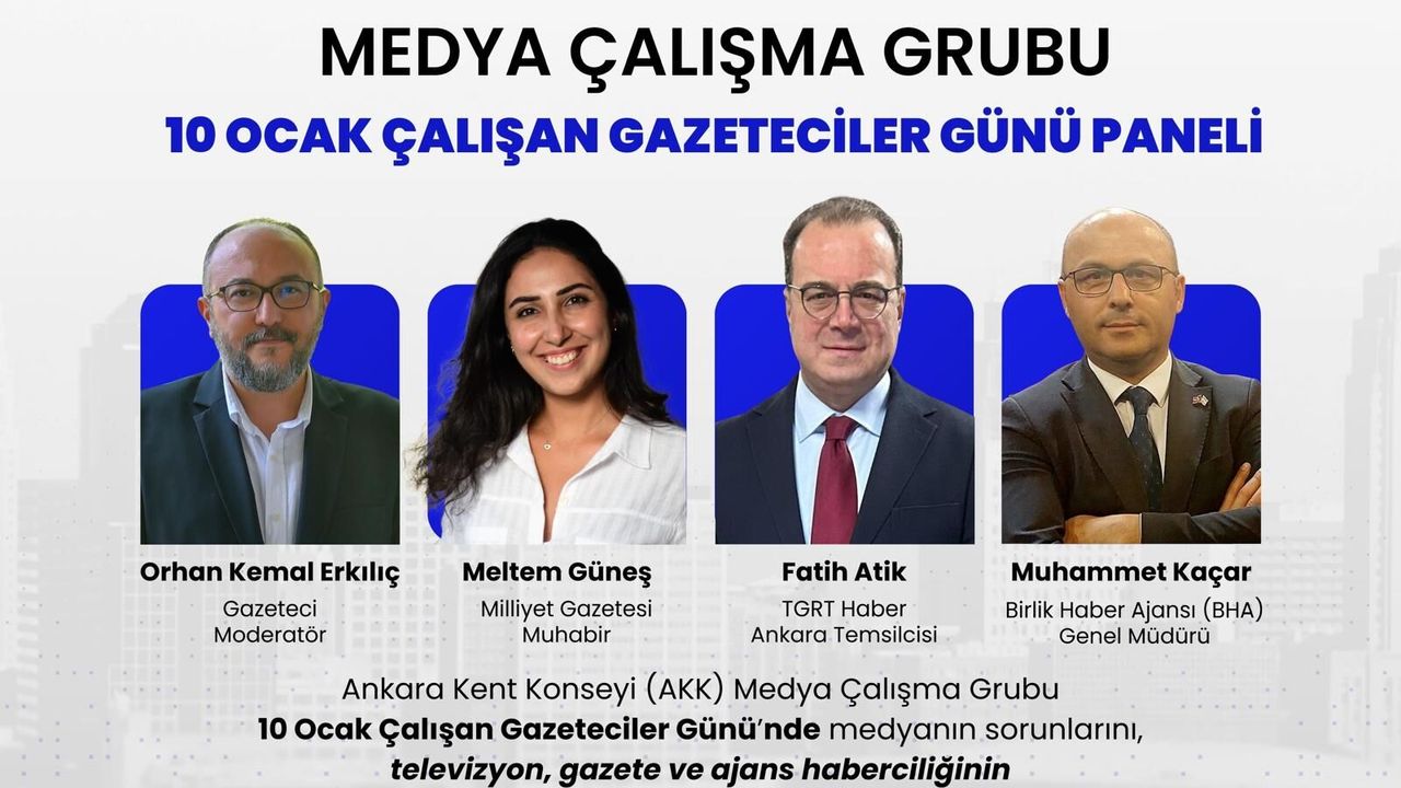 Ankara Kent Konseyi, 10 Ocak’ta gazetecilik paneli düzenliyor