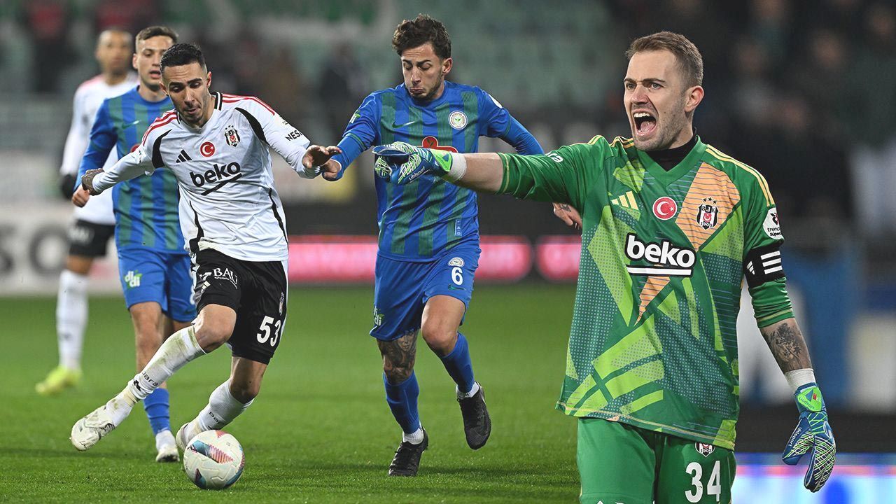 Beşiktaş Rize'de umduğunu bulamadı; yorumlarda Mert Günok öne çıktı!