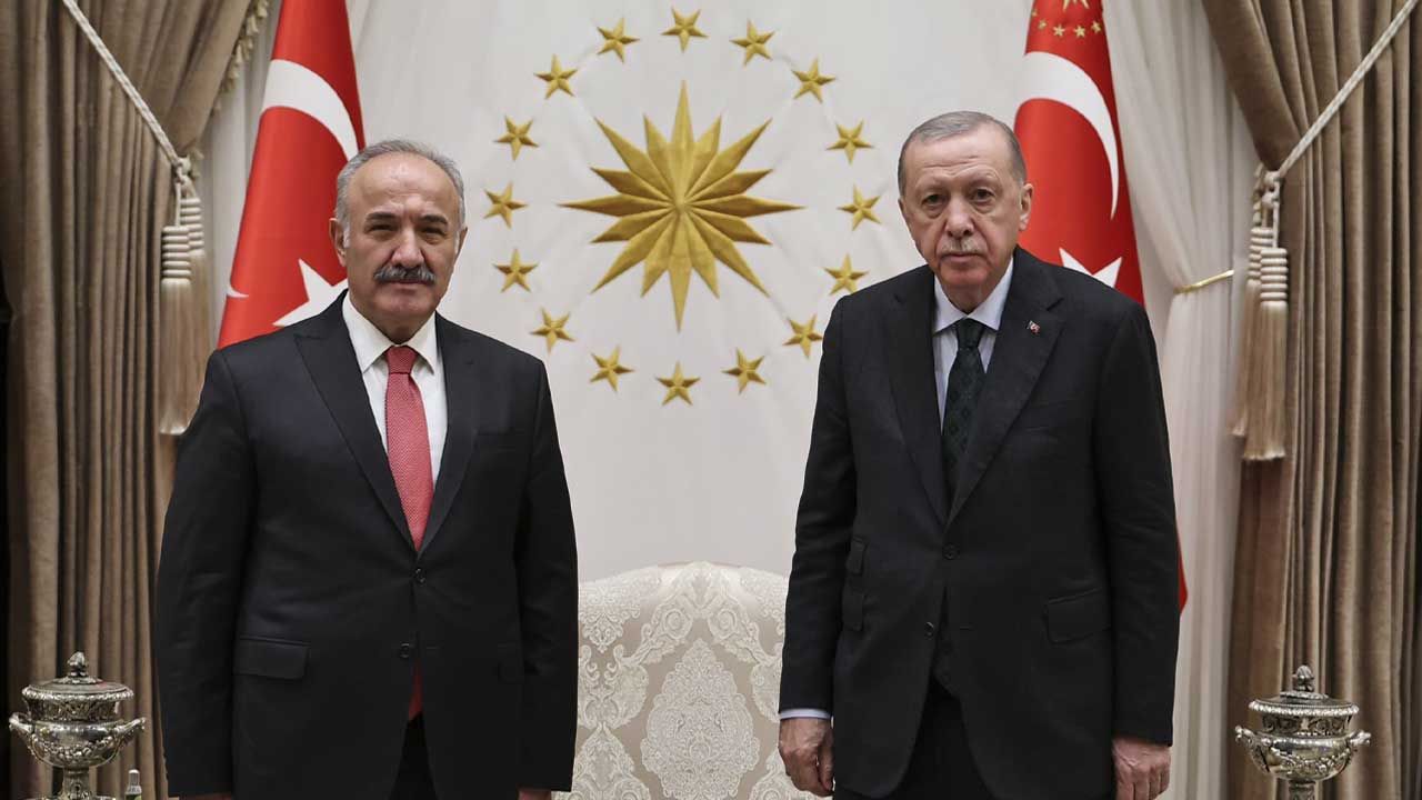 Cumhurbaşkanı Erdoğan, MGK Genel Sekreteri Hacımüftüoğlu’nu kabul etti