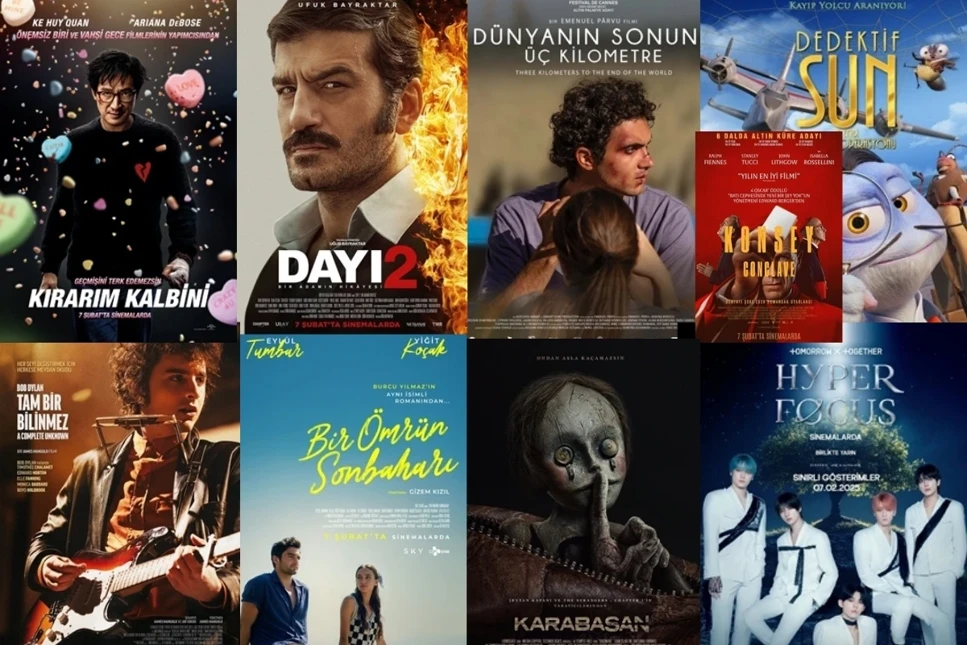 7 Şubat'ta Vizyonda girecek  Filmler Belli Oldu