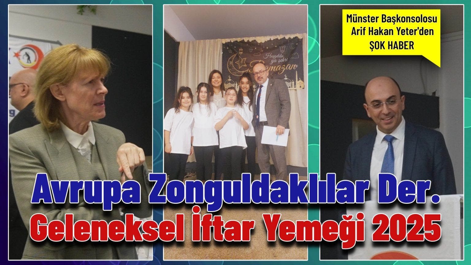 Avrupalı Zonguldaklılar iftarda bir araya geldiler