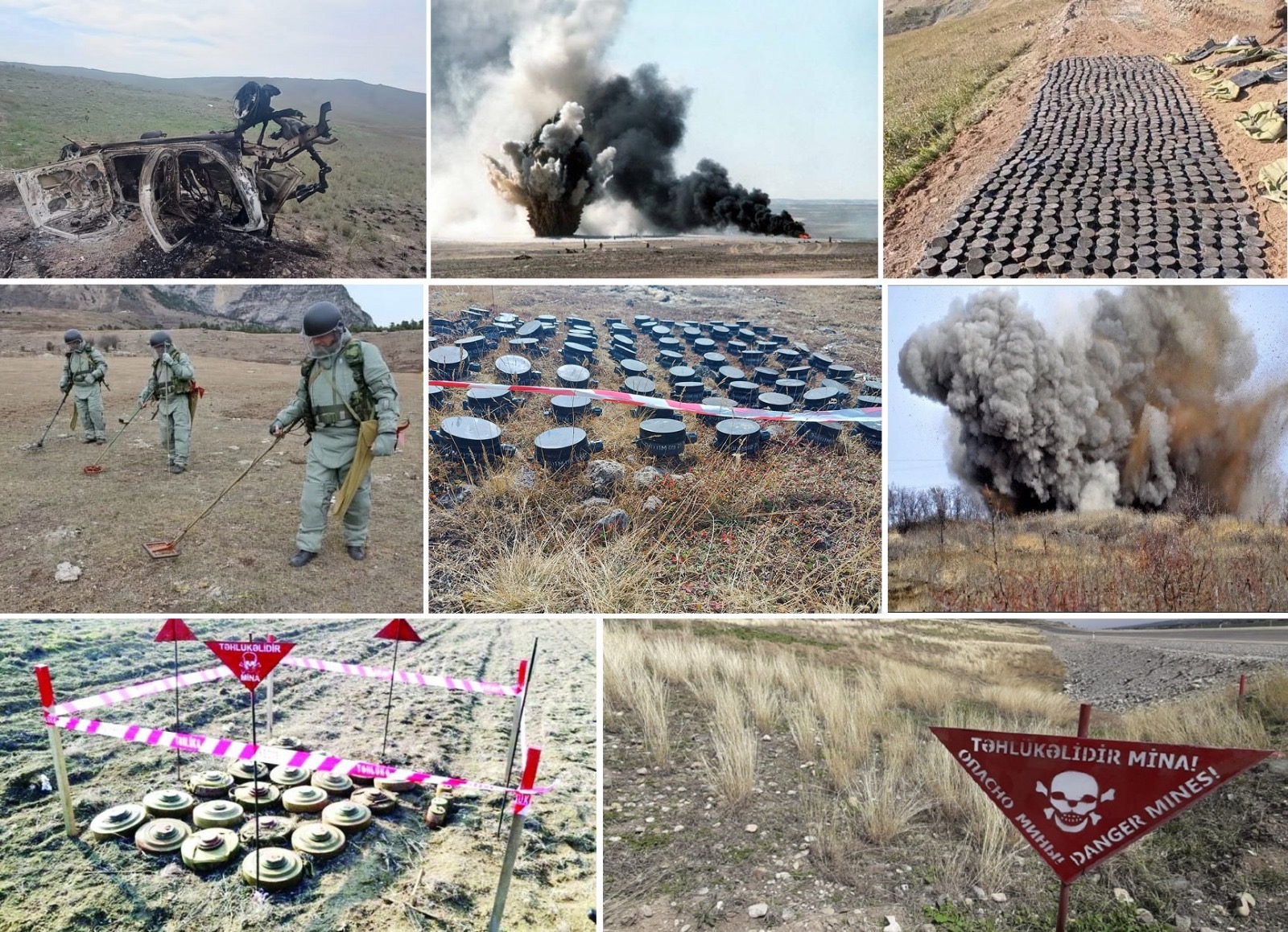 Azerbaycan’dan Uluslararası Topluma Mayın Uyarısı: “Siviller Tehlike Altında”