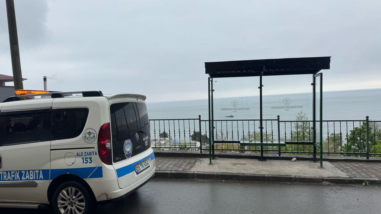 Giresun'da yeni dolmuş durakları