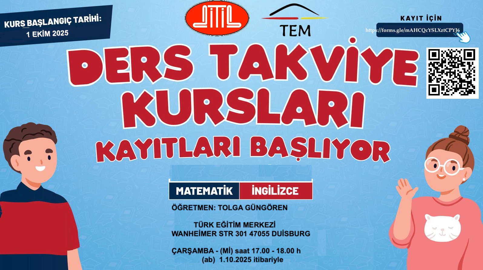 Türk Eğitim Merkezi’nde ders takviye kursları