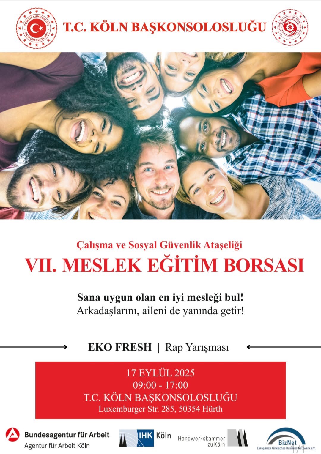 Köln’de VII. Meslek Eğitim Borsası Düzenlenecek