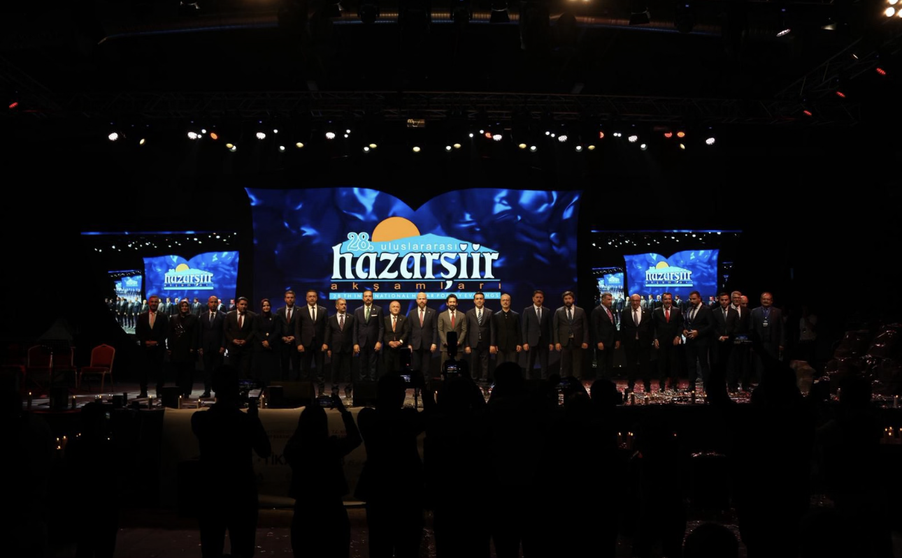 28'İNCİ ULUSLARARASI HAZAR ŞİİR AKŞAMLARI BÜYÜLEDİ