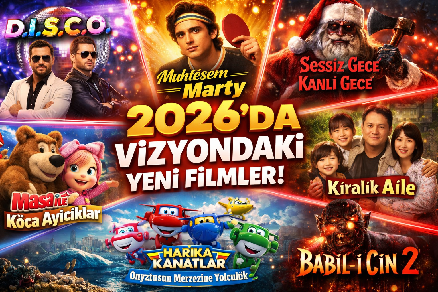 2026’nın İlk Vizyon Filmleri Açıklandı: Sinema Salonlarında Tür Zenginliği
