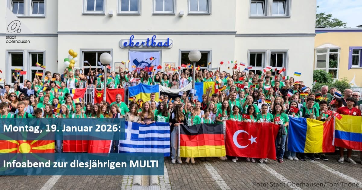 12 Ülkeden Gençler Oberhausen’de: MULTI İçin Geri Sayım Başladı