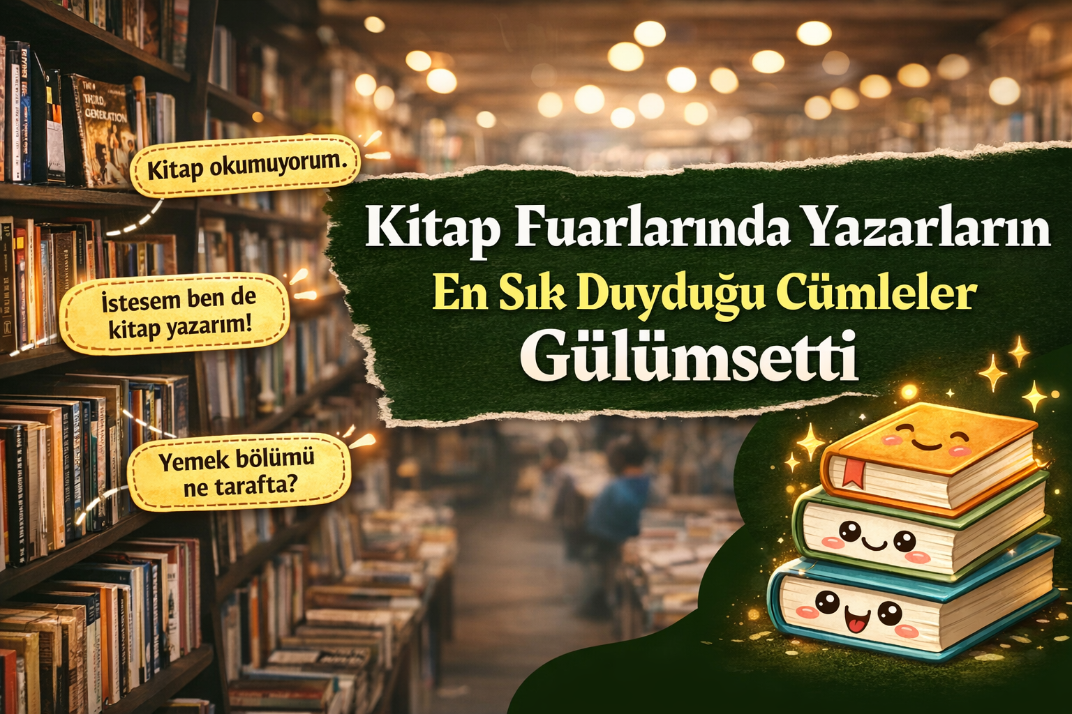 Kitap Fuarlarında Yazarların En Sık Duyduğu Cümleler Gülümsetti