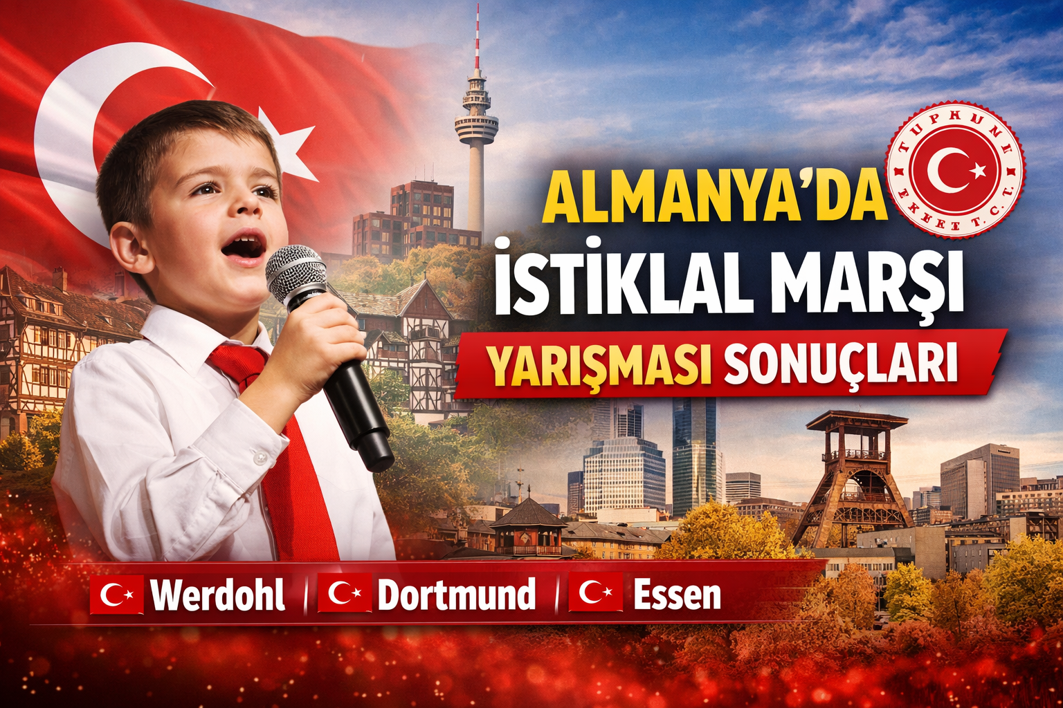 Almanya’da “İstiklal Marşı’nı Güzel Okuma” Yarışması Sonuçlandı