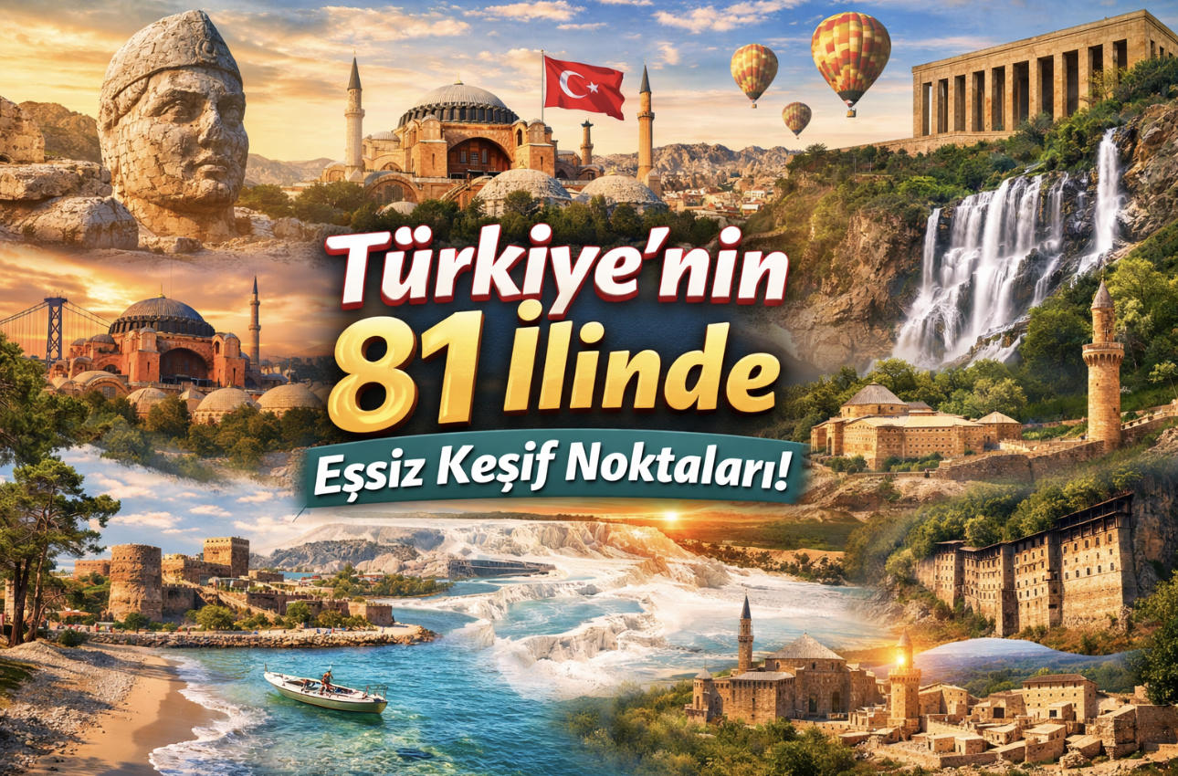 Türkiye’nin 81 İlinde Keşfedilmeyi Bekleyen Eşsiz Güzellikler