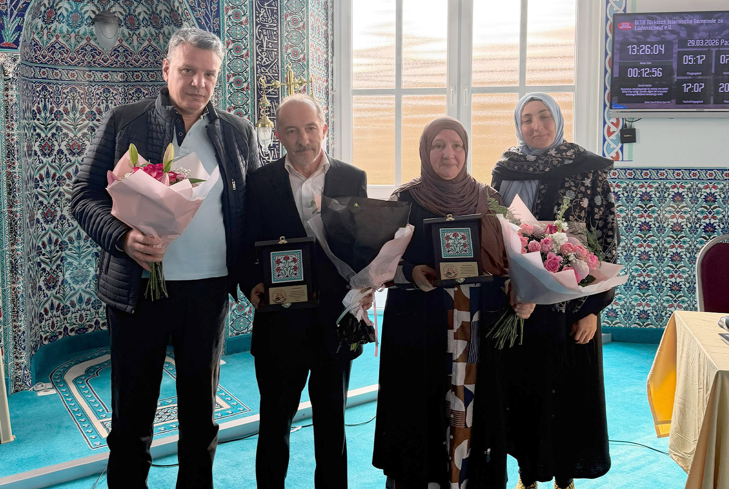 Lüdenscheid Sultan Ahmet Camii’nde anlamlı veda