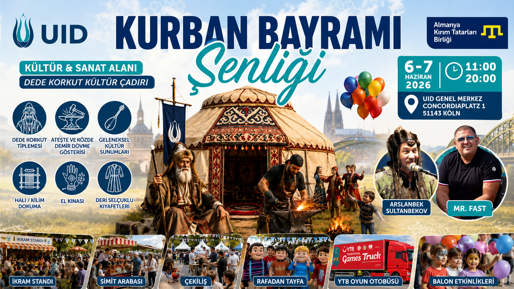 Köln’de Kurban Bayramı Coşkusu: UID’den Kültür Şöleni