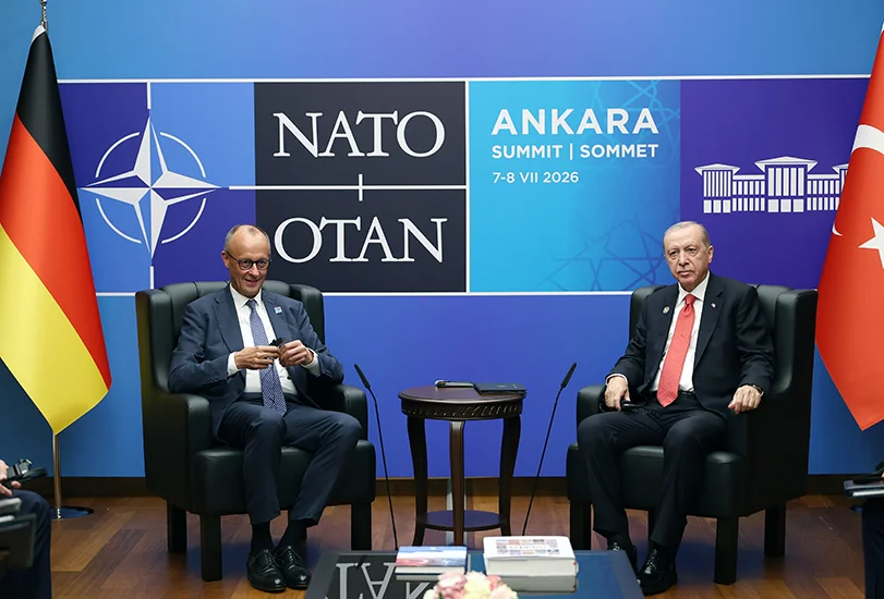 Cumhurbaşkanı Erdoğan, Almanya Başbakanı Merz ile görüştü
