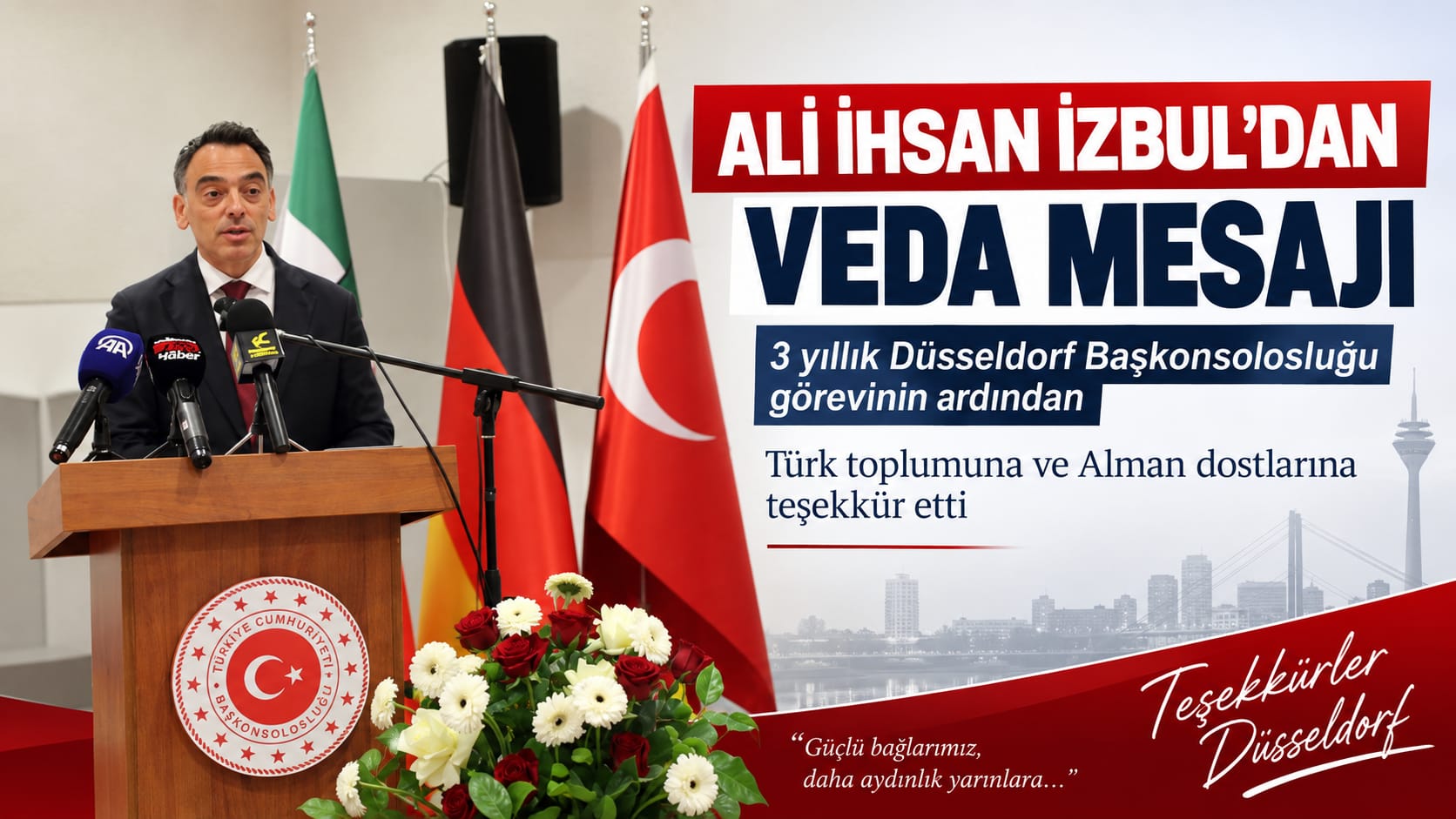 Başkonsolos Ali İhsan İzbul’dan Veda Mesajı
