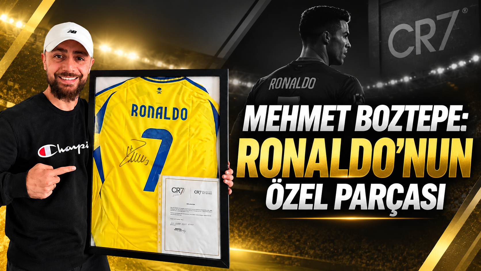 Mehmet Boztepe: Profesyonel Futbolculuktan Cristiano Ronaldo Tarihinin Özel Bir Parçasına