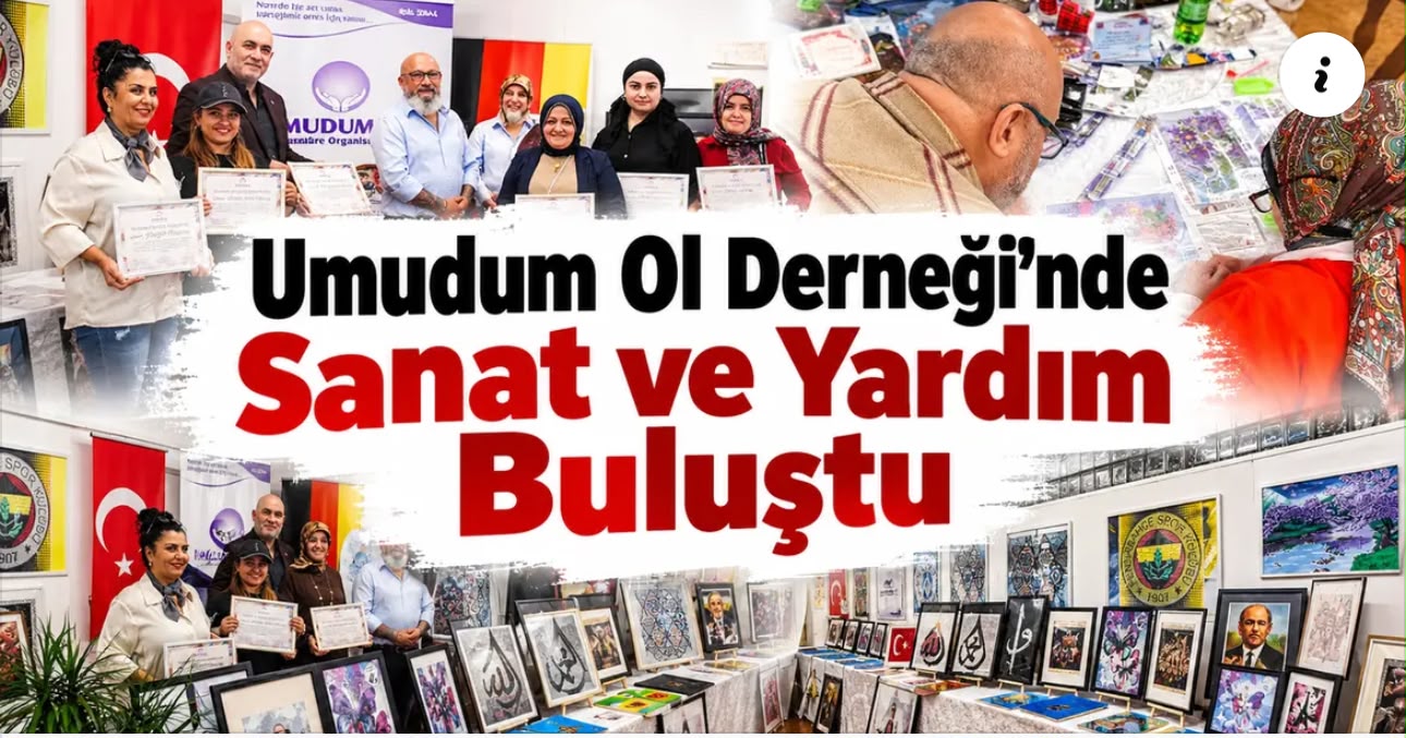 DUİSBURG’DA SANAT VE İYİLİK BULUŞTU! 💎 Umudum Ol Derneği’nden Yetim Çocuklara Destek